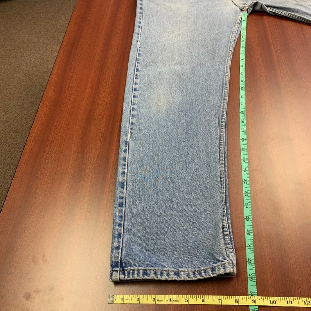 Men's Vintage 505 Levi's High Rise Orange Tag - Picture 3 of 10